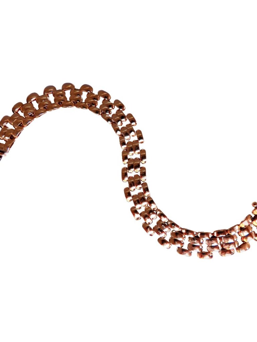 10mm Classic Panther Link Bracelet 14kt 12448*